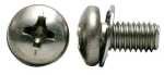 18/8 Stainless Steel Screw/410 Stainless Steel Internal Washer Phillips Pan Head Sem Screws
